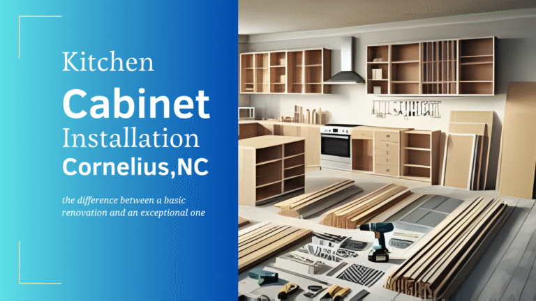 RTA kitchen cabinets installed by Regal Home Center in Cornelius NC home