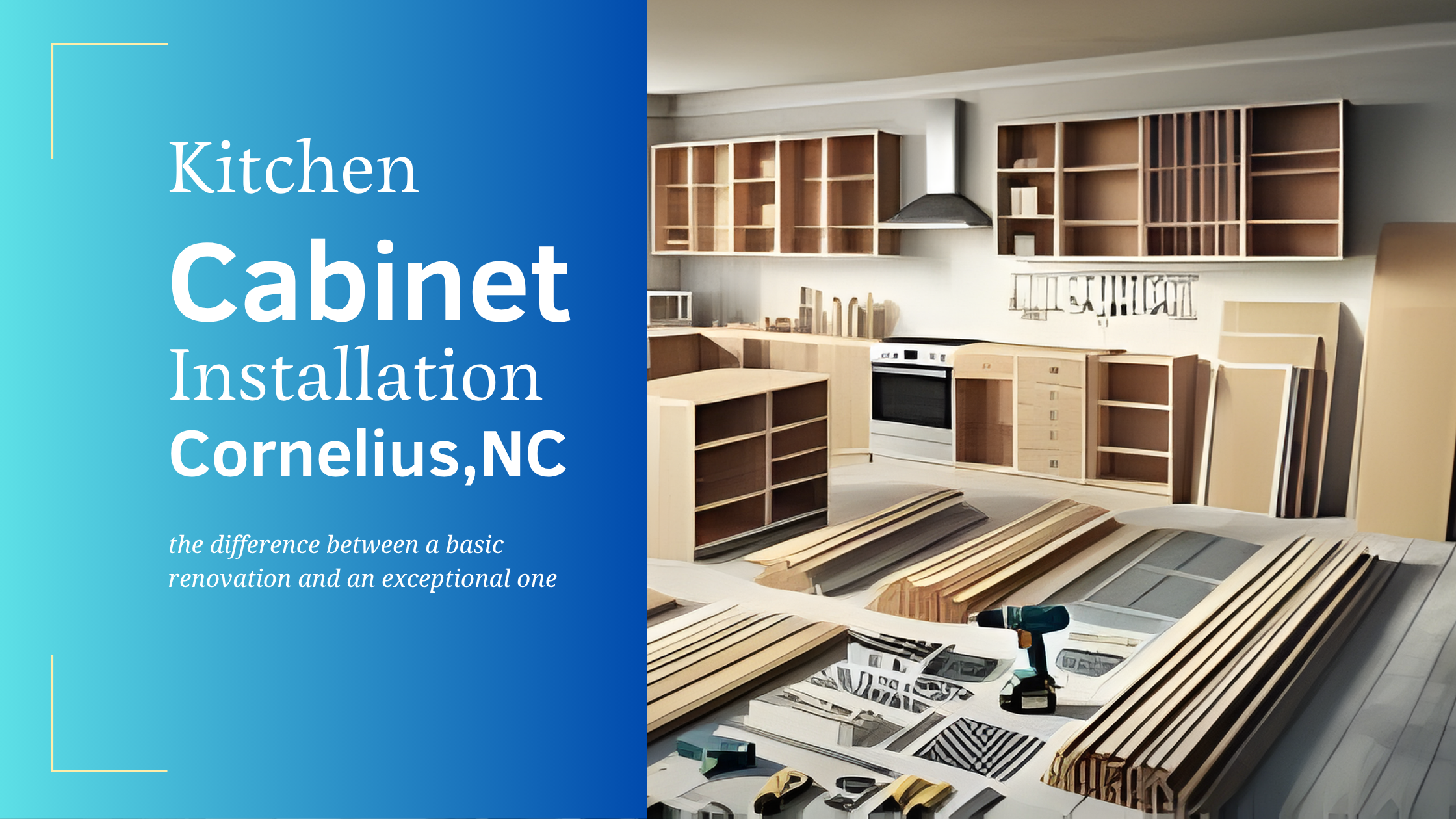 RTA kitchen cabinets installed by Regal Home Center in Cornelius NC home